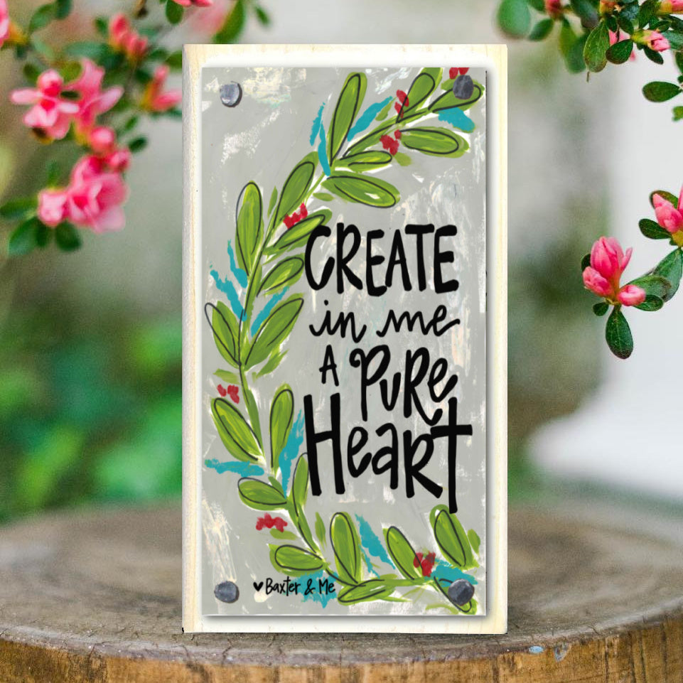 Pure Heart Happy Block