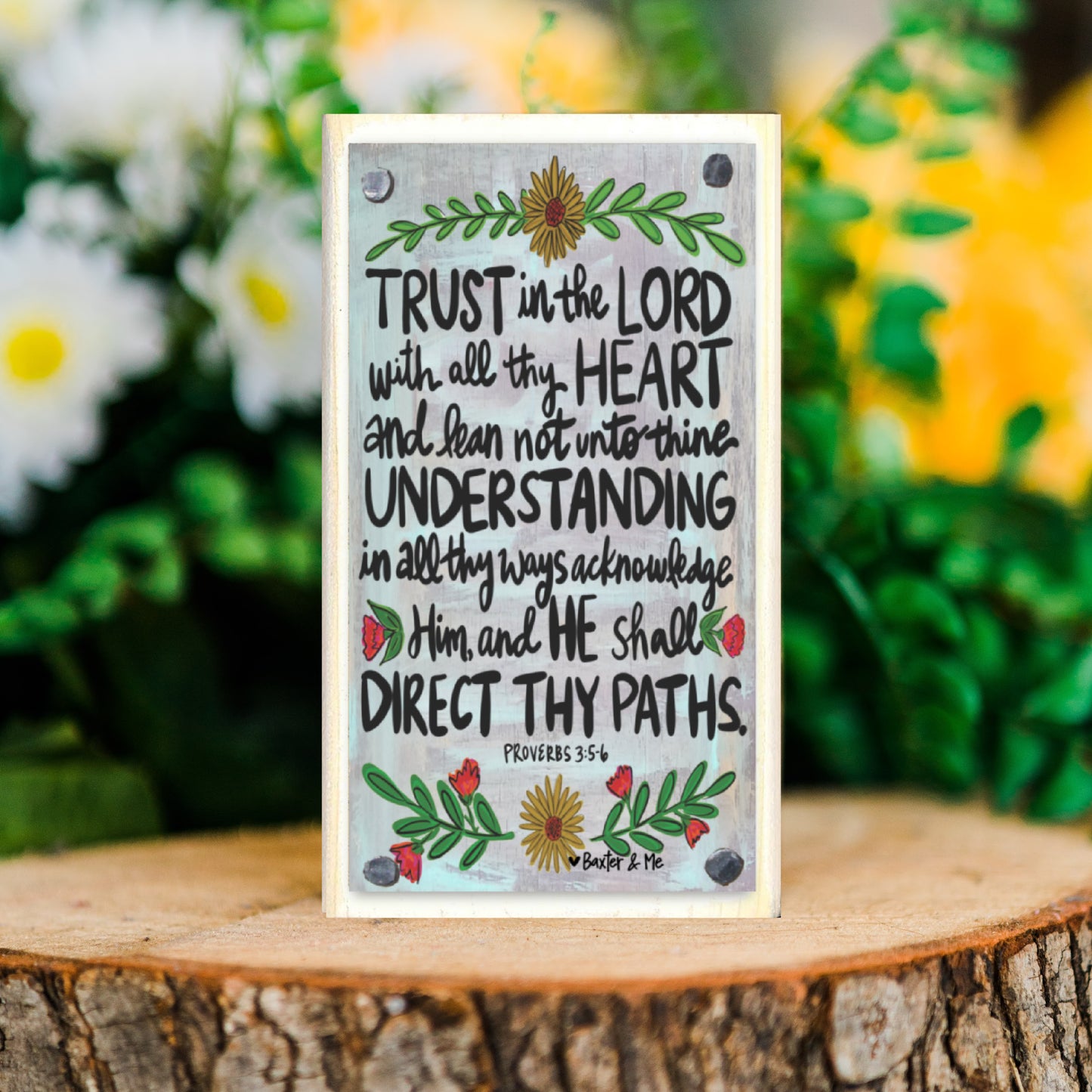 Trust in the Lord Happy Block