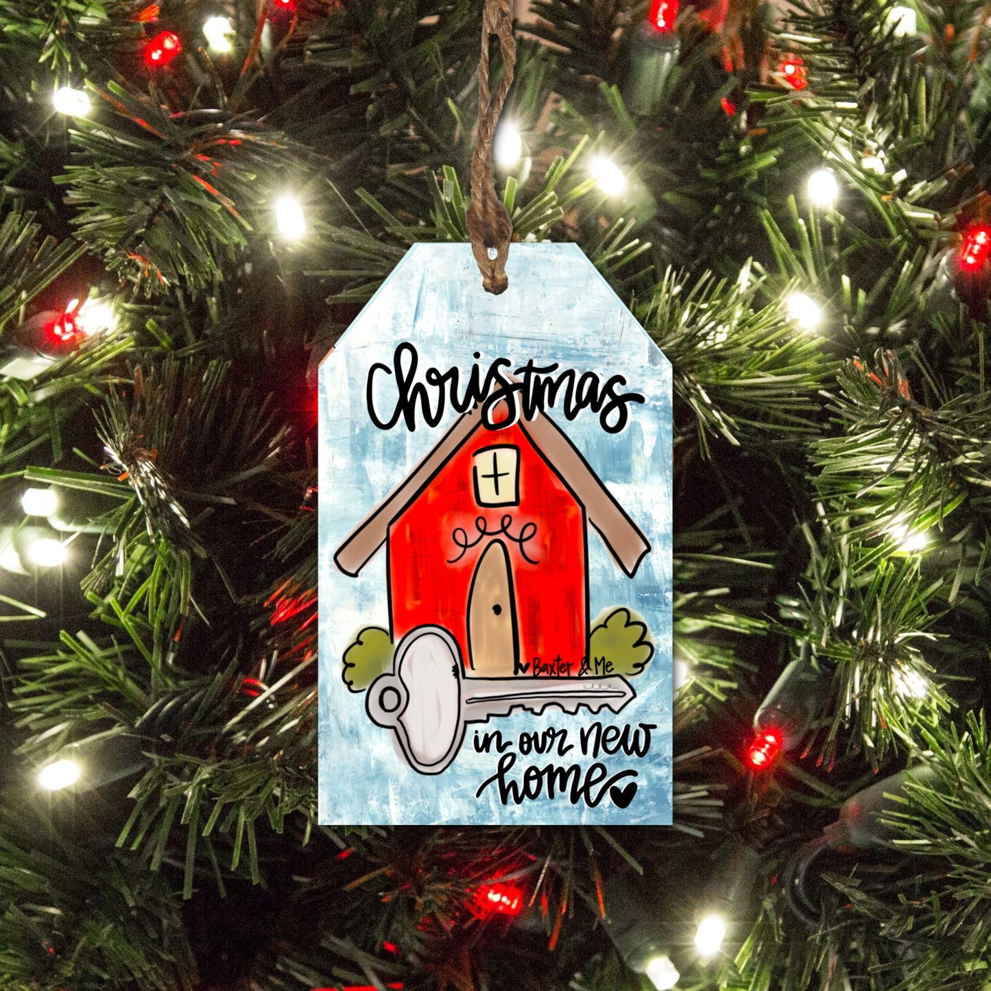 Christmas New Home Gift Tag Ornament
