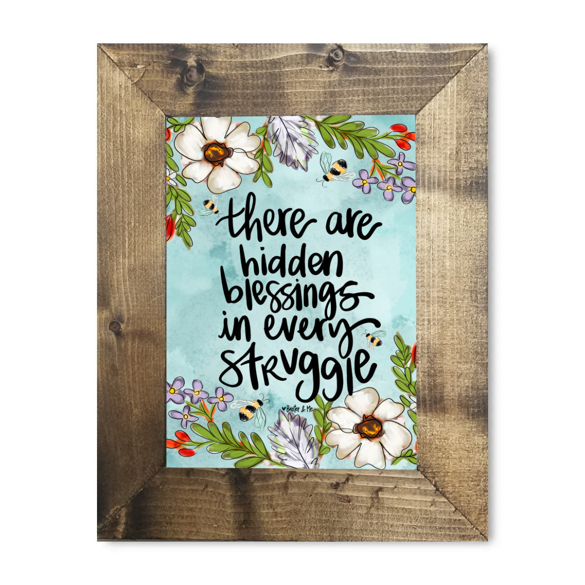 Hidden Blessings Framed Art