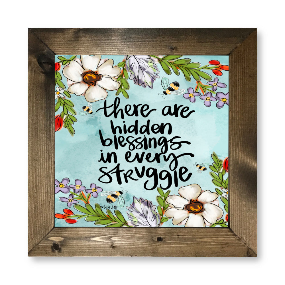 Hidden Blessings Framed Art