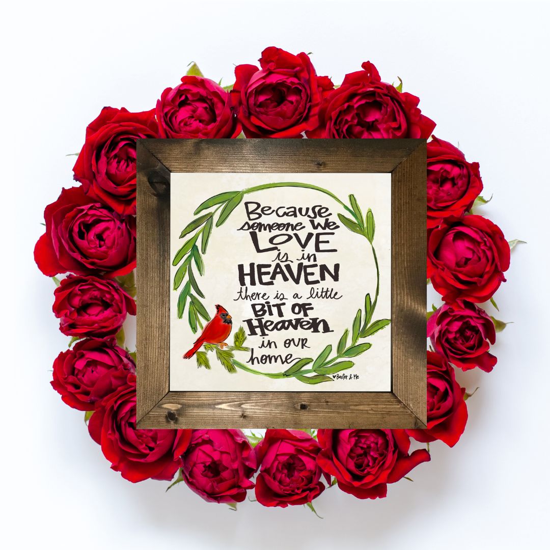 Heaven Cardinal Framed Art