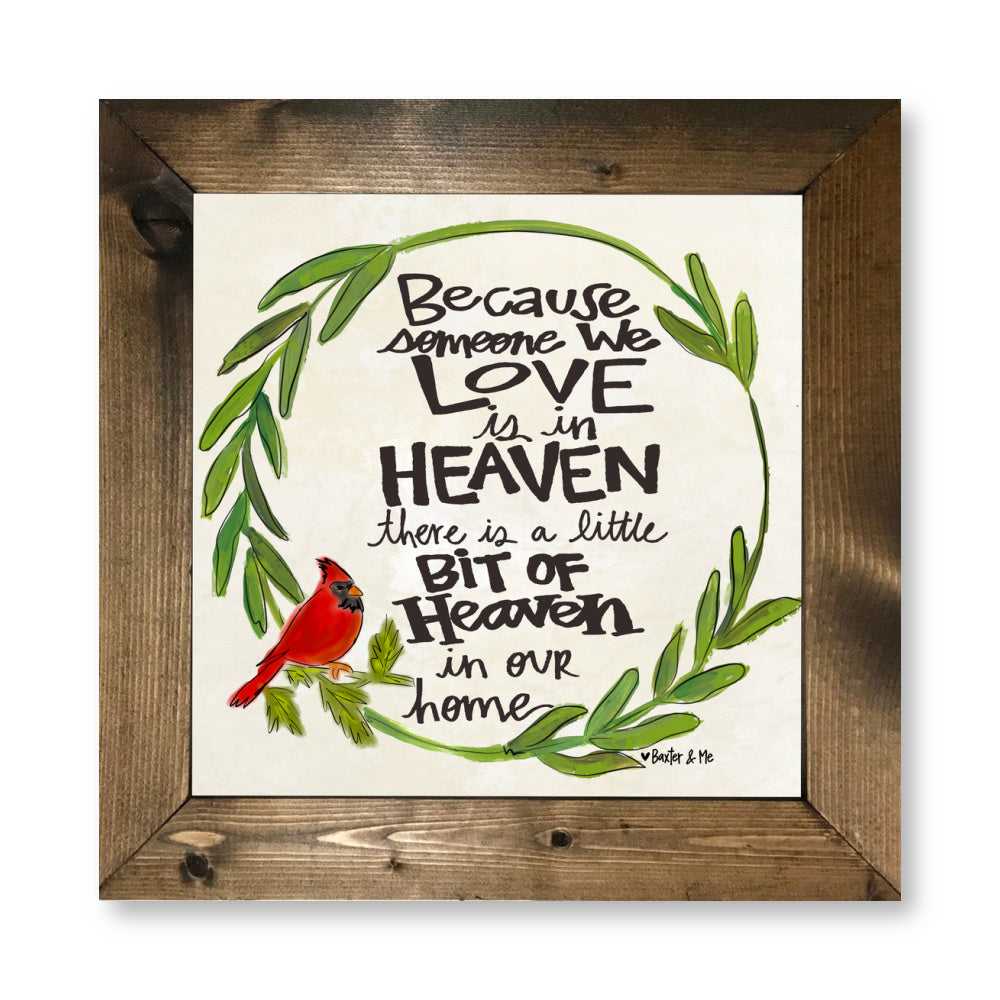 Heaven Cardinal Framed Art