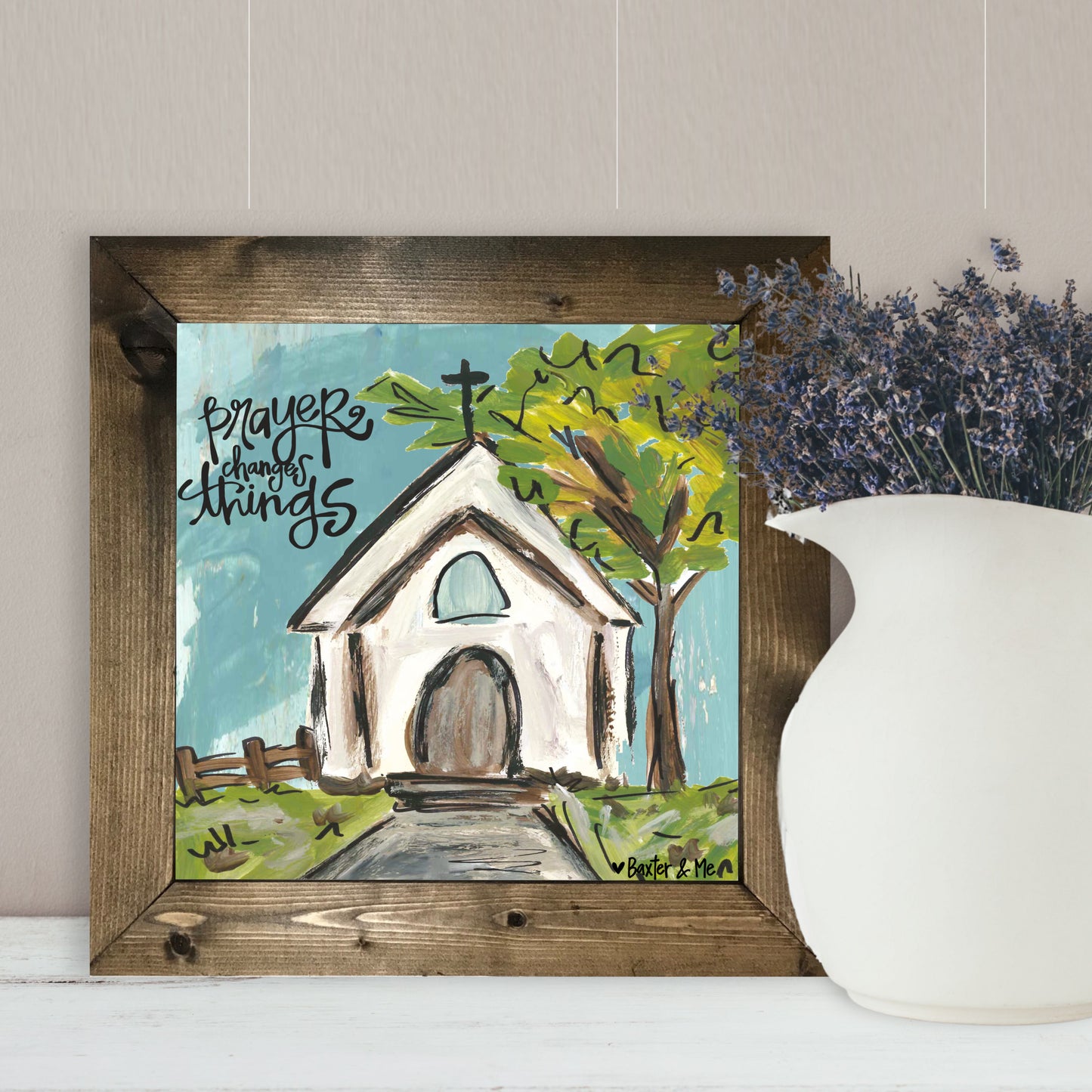 Prayer Changes Things - Framed Art