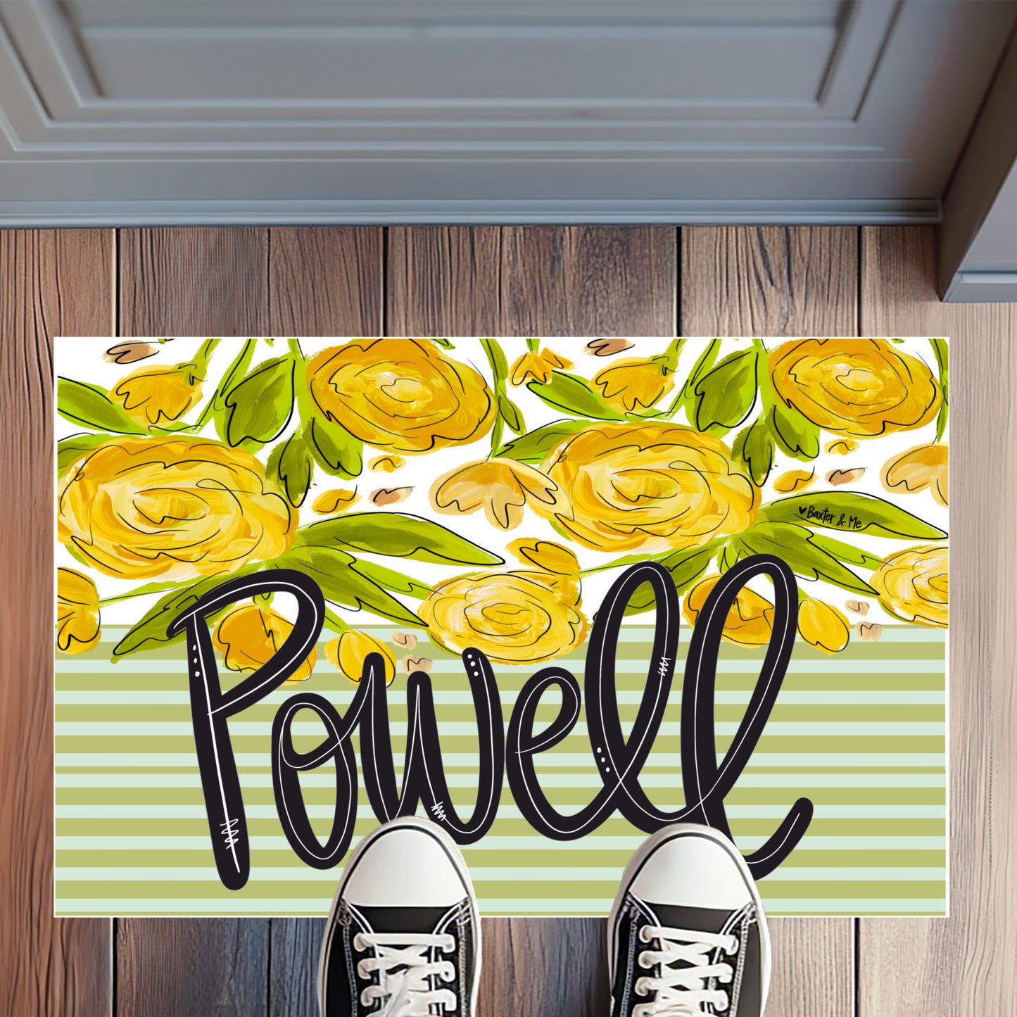 Welcome Sunny Petals Rug Floormat