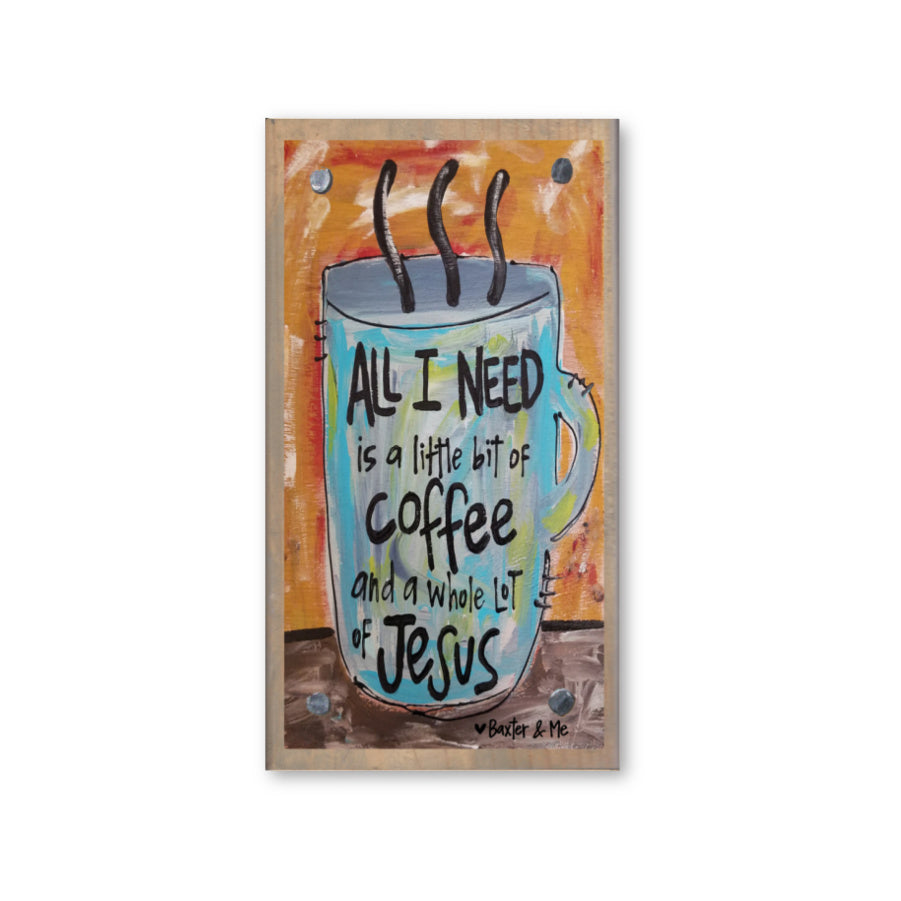 Coffee & Jesus Happy Block