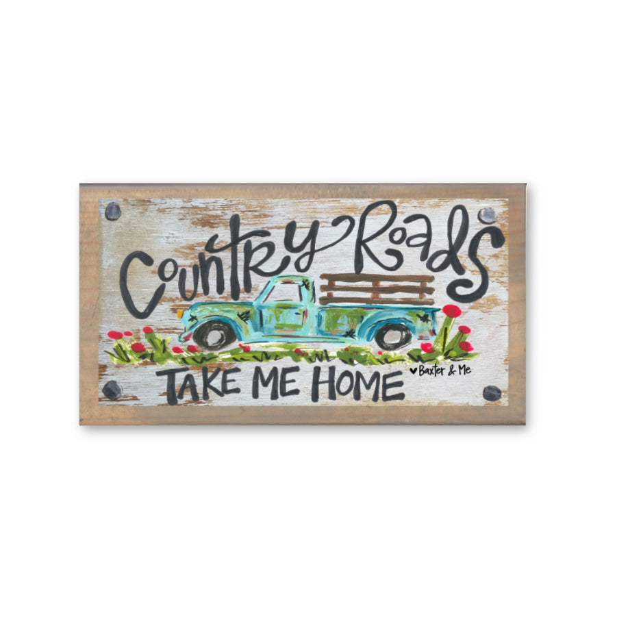 Country Roads Happy Block