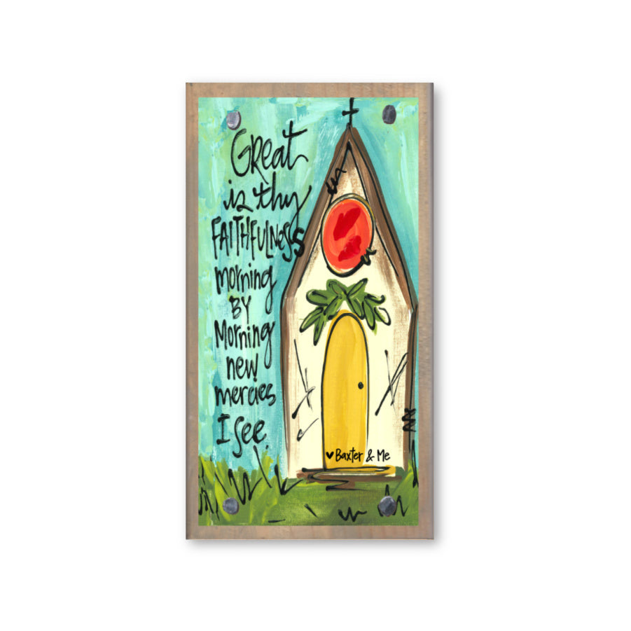 Great Is Thy Faithfulness Happy Block