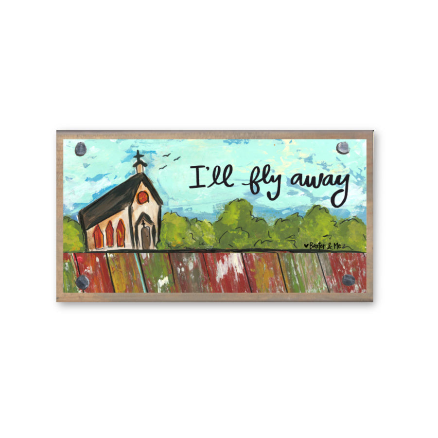 I'll Fly Away Happy Block