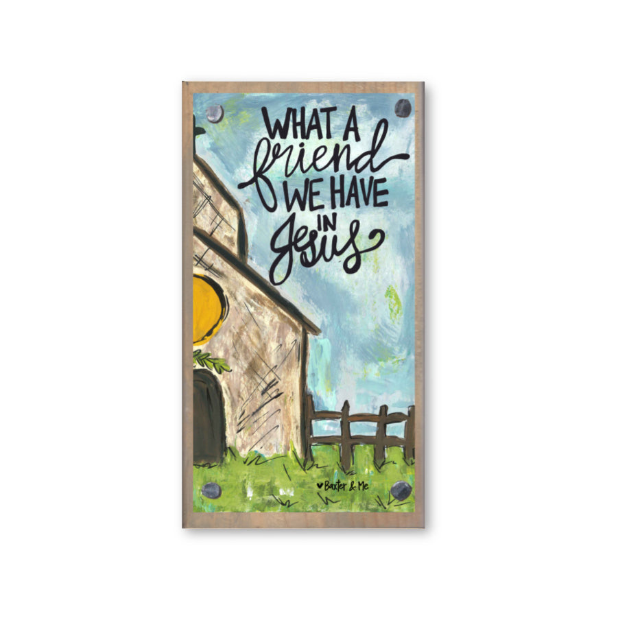 What A Friend Happy Block