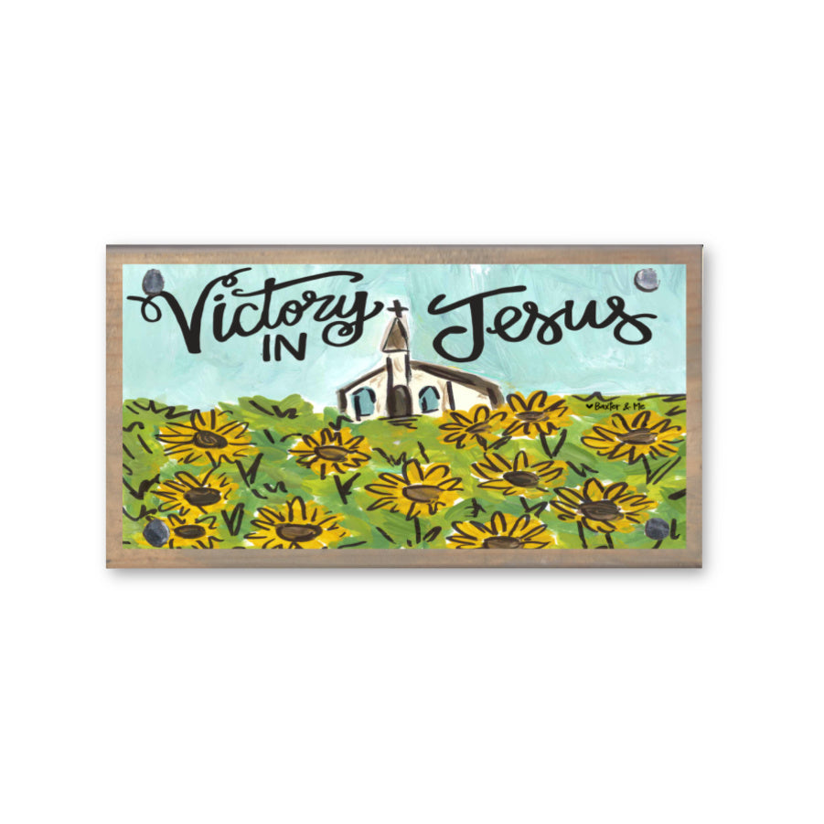 Victory In Jesus Happy Block