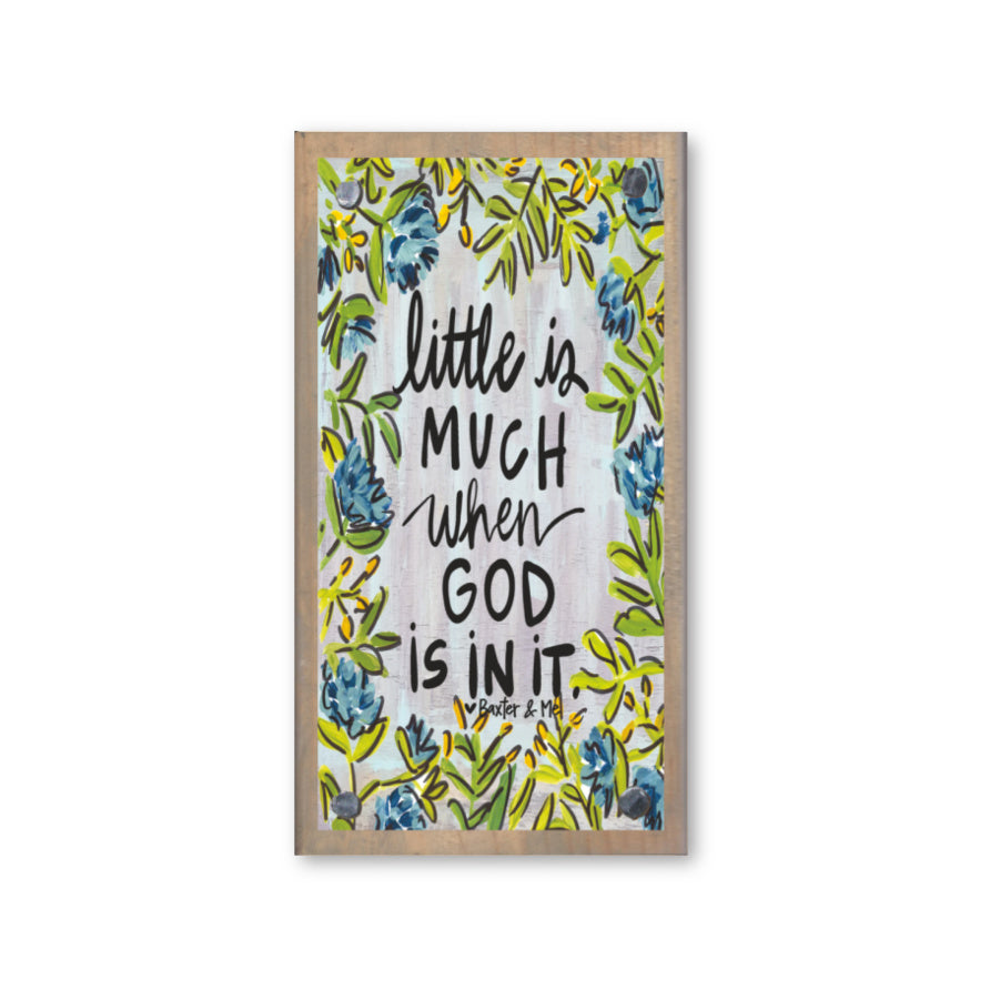 Little Is Much Happy Block