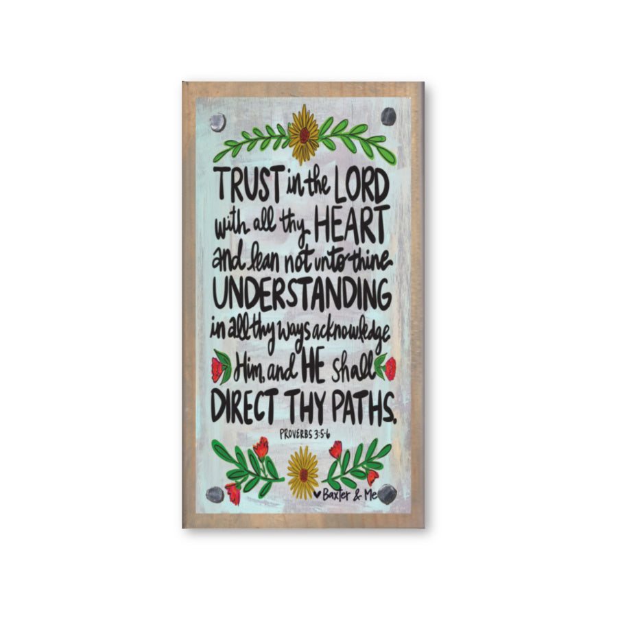 Trust in the Lord Happy Block