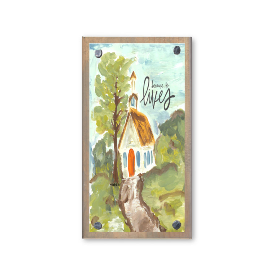 Because He Lives Happy Block