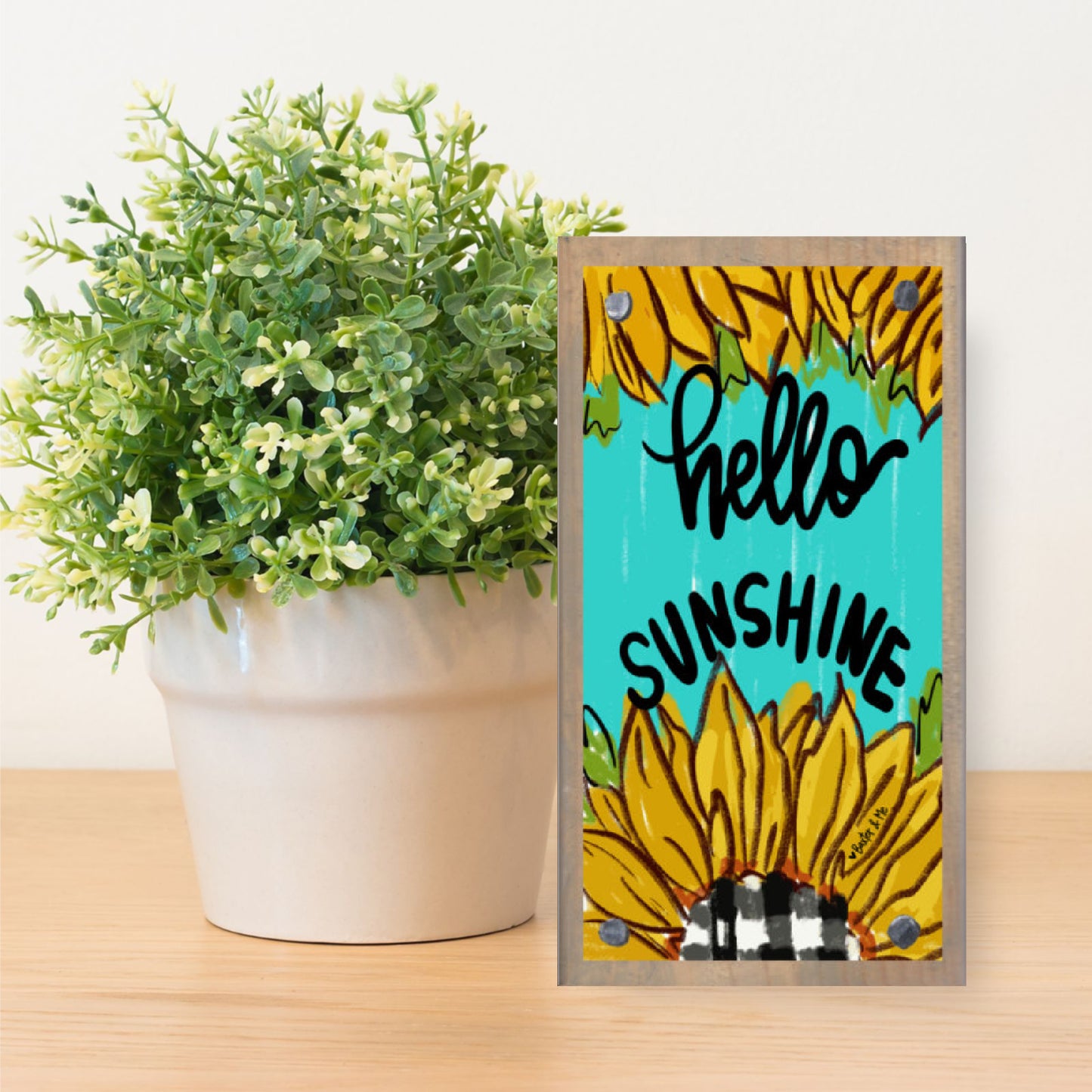 Hello Sunshine Happy Block