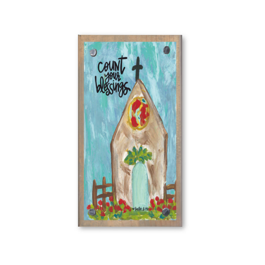 Count Your Blessings Happy Block