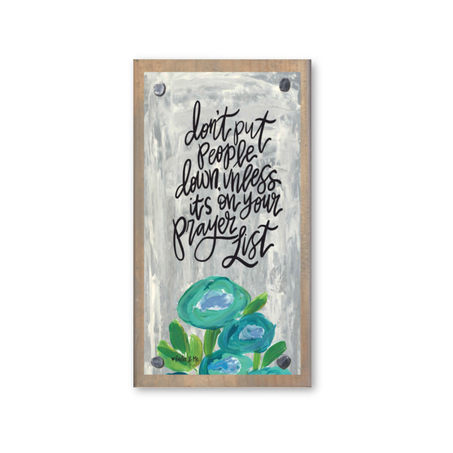 Prayer List Happy Block