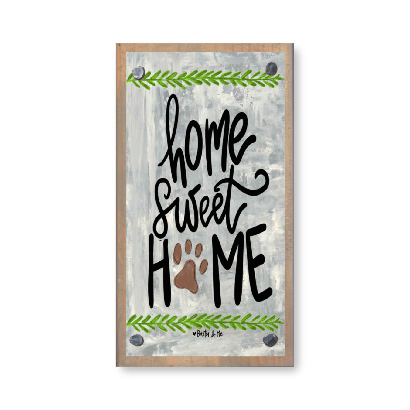 Dog Home Sweet Home Happy Block