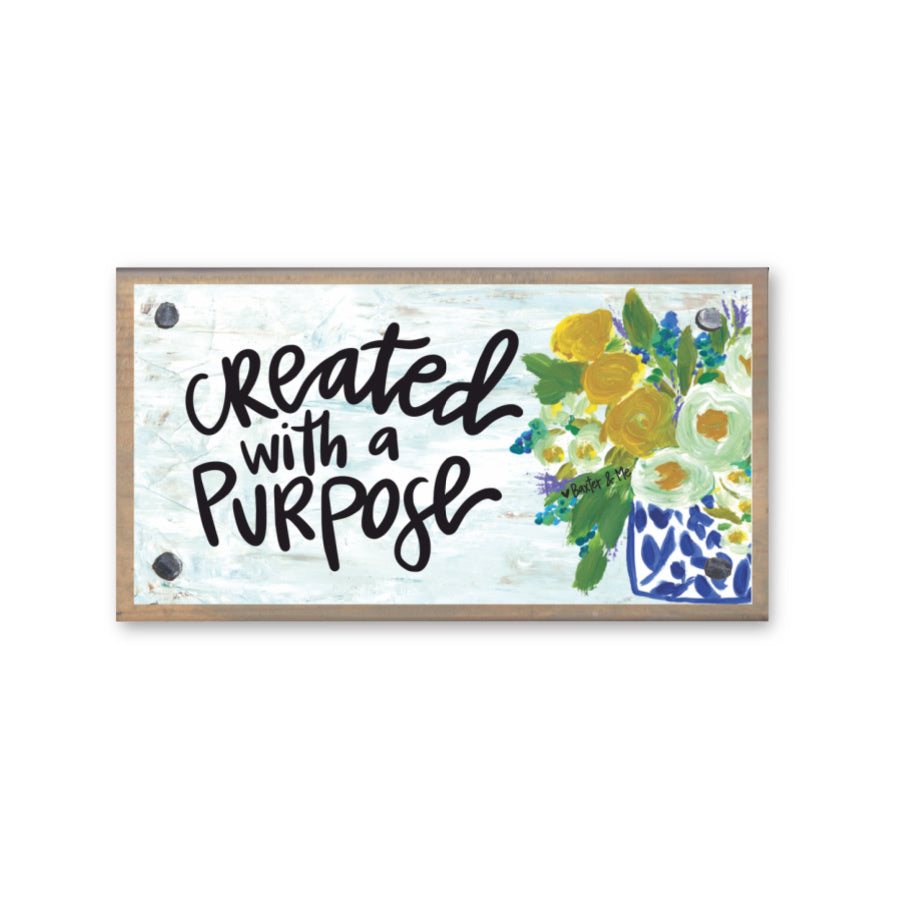 Created with a Purpose Happy Block
