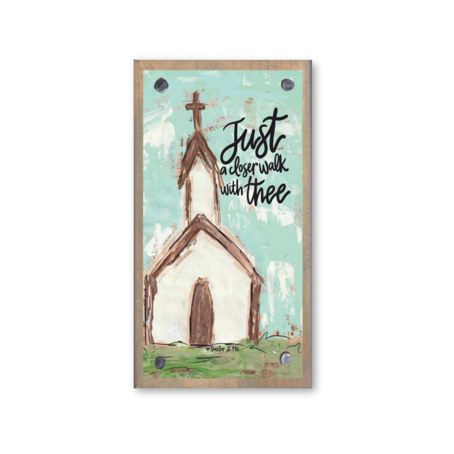 Closer Walk with Thee Happy Block