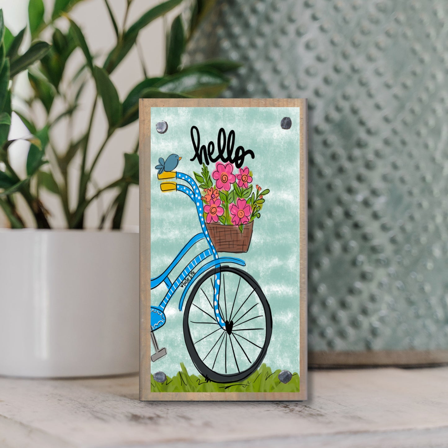 Hello Bike Happy Block