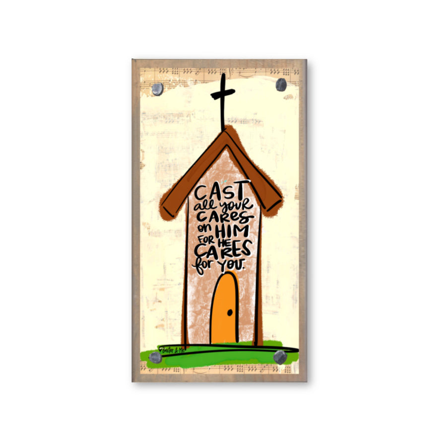 Cast Your Cares Happy Block