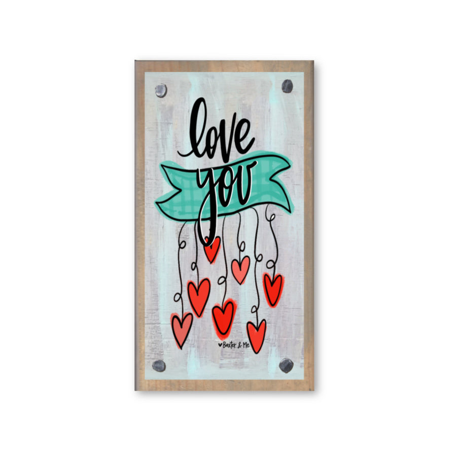 Love You Happy Block