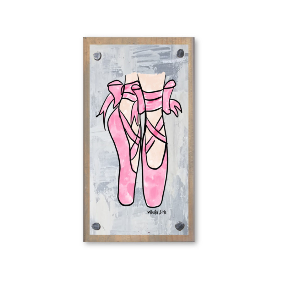 Ballet Slippers Happy Block