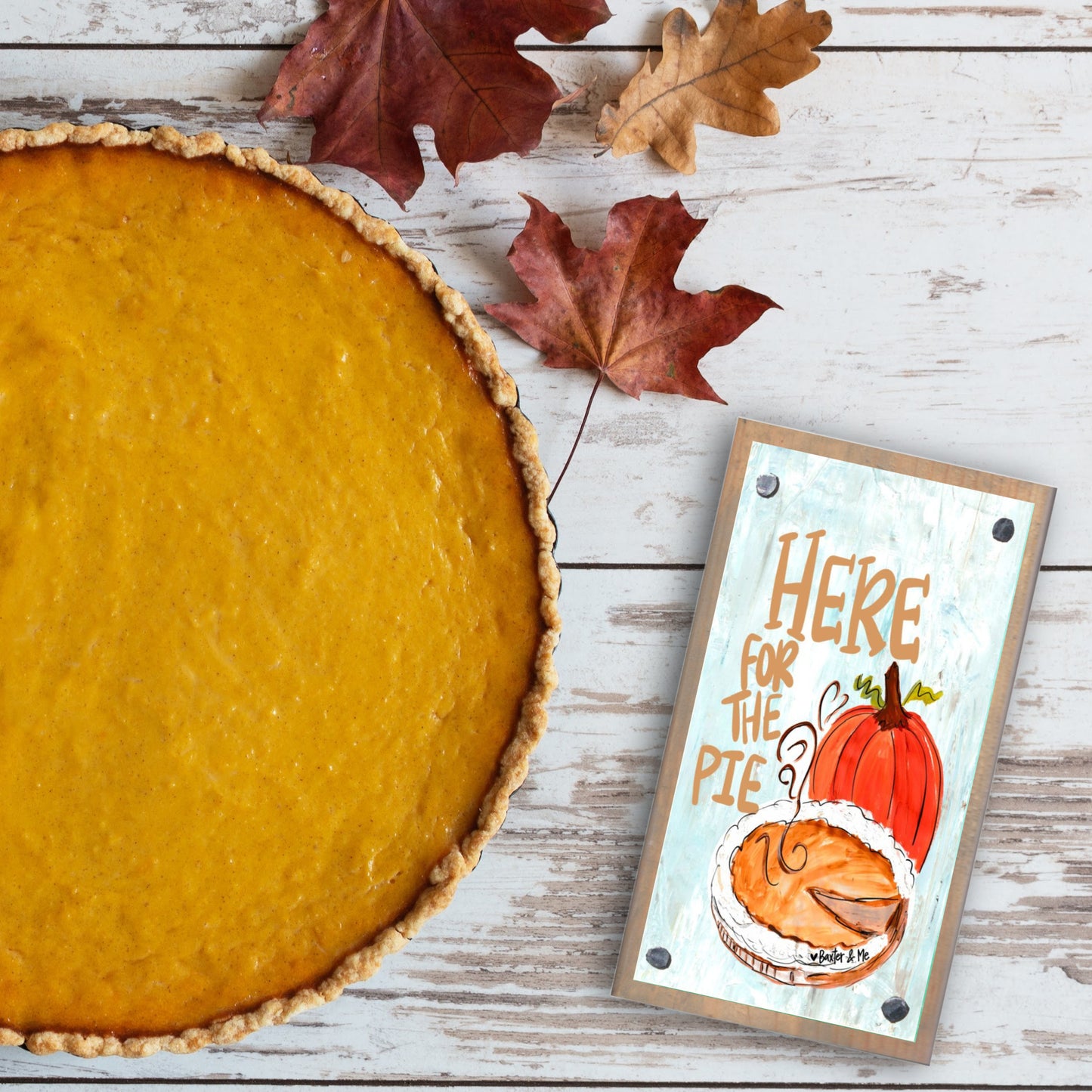 Here for the Pie Happy Block