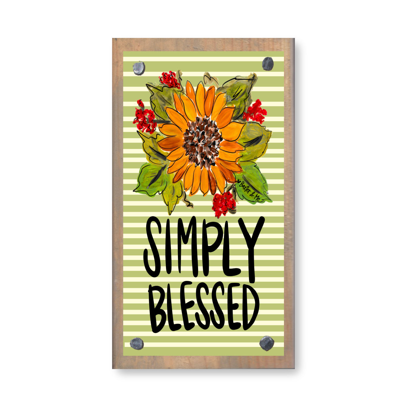 Simply Blessed Happy Block