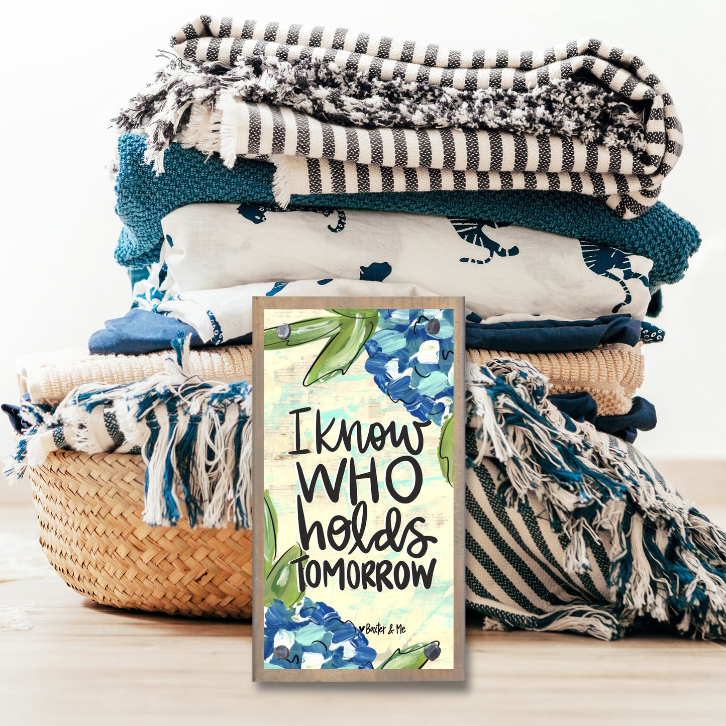 I Know Who Holds Tomorrow Happy Block