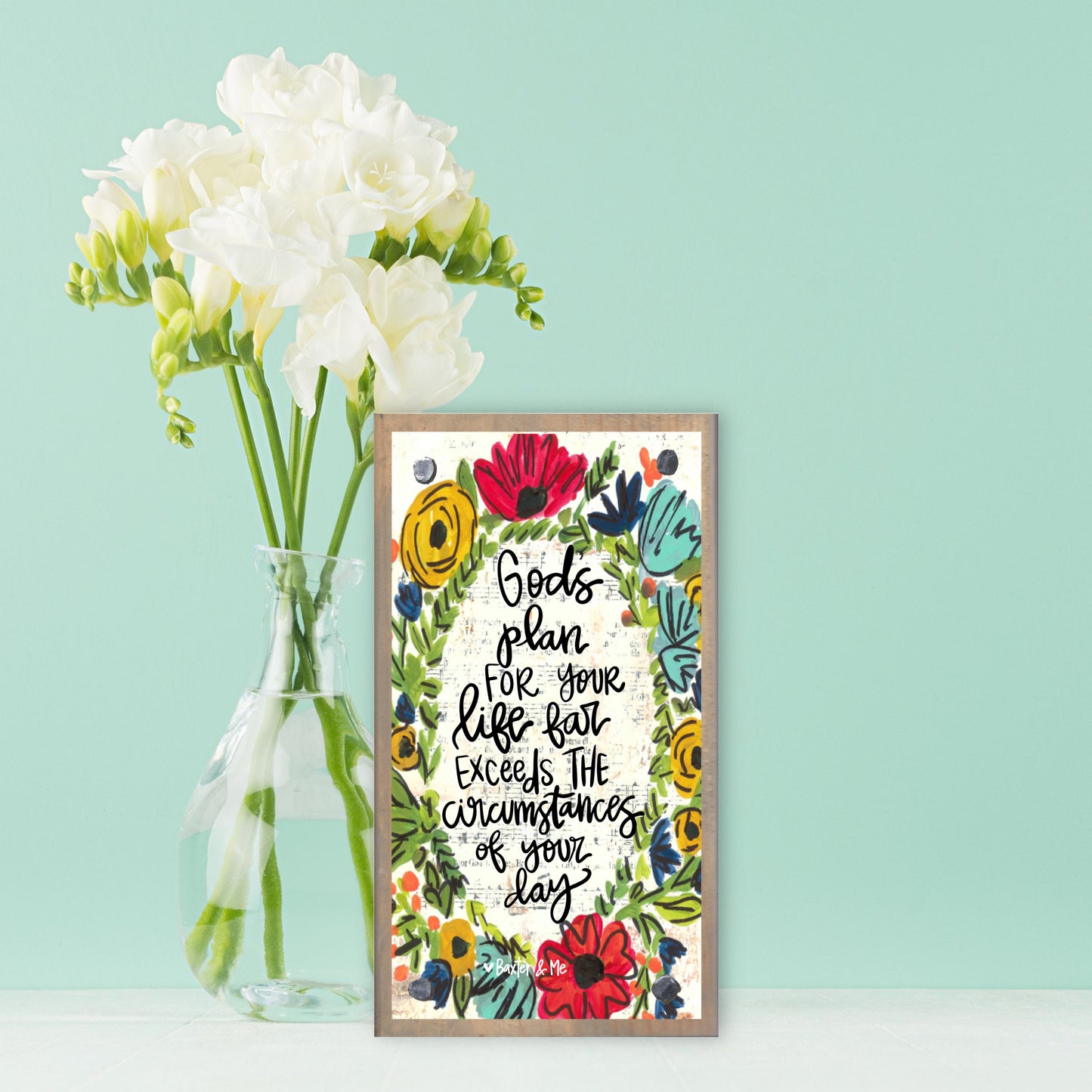 God's Plan for your Life Happy Block