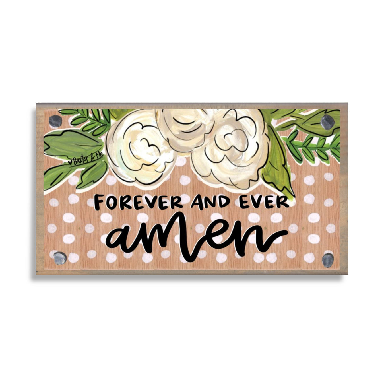 Forever and Ever Amen Happy Block