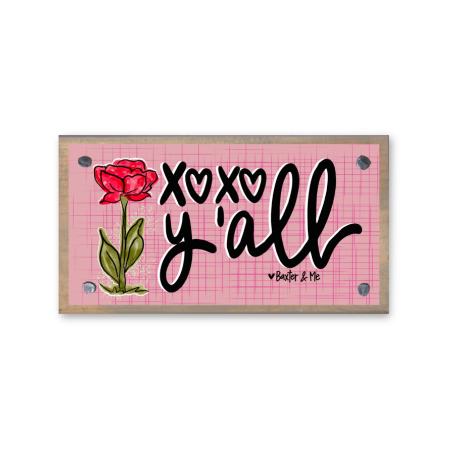 XOXO Y'all Happy Block