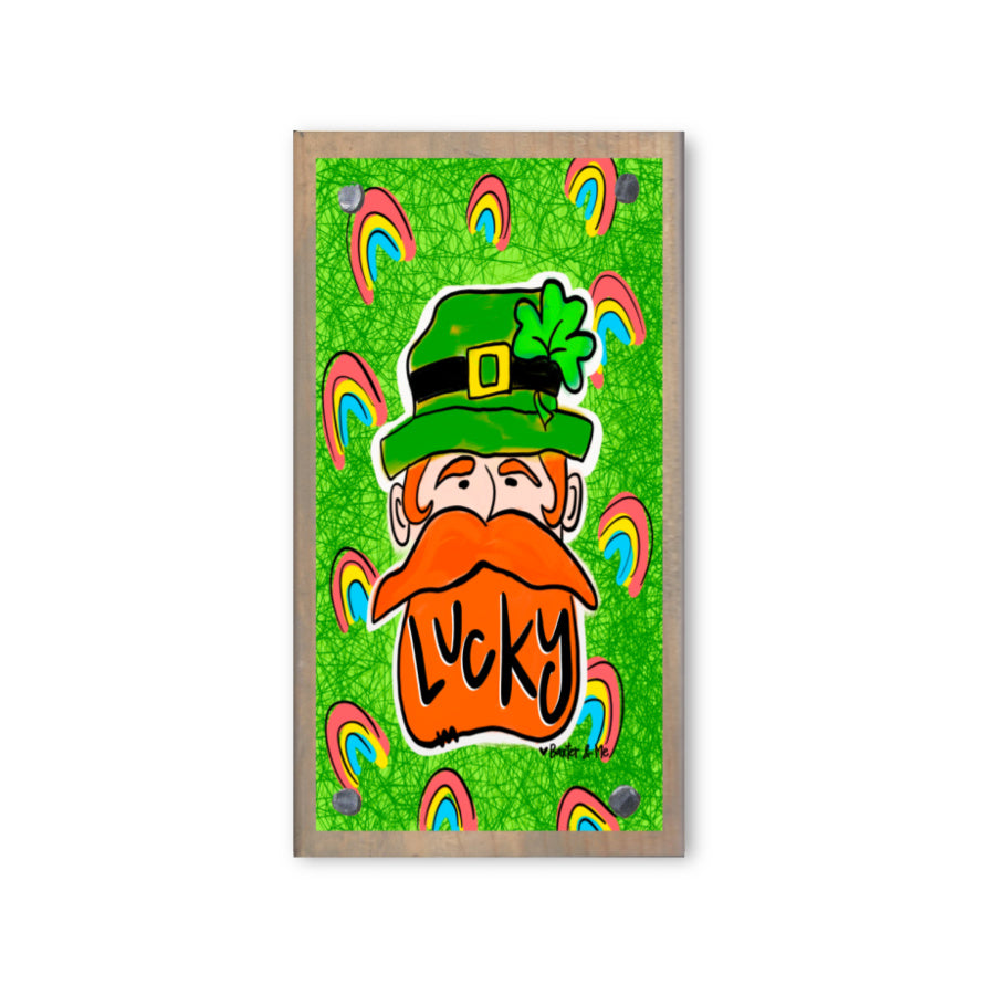 Lucky Leprechaun Happy Block