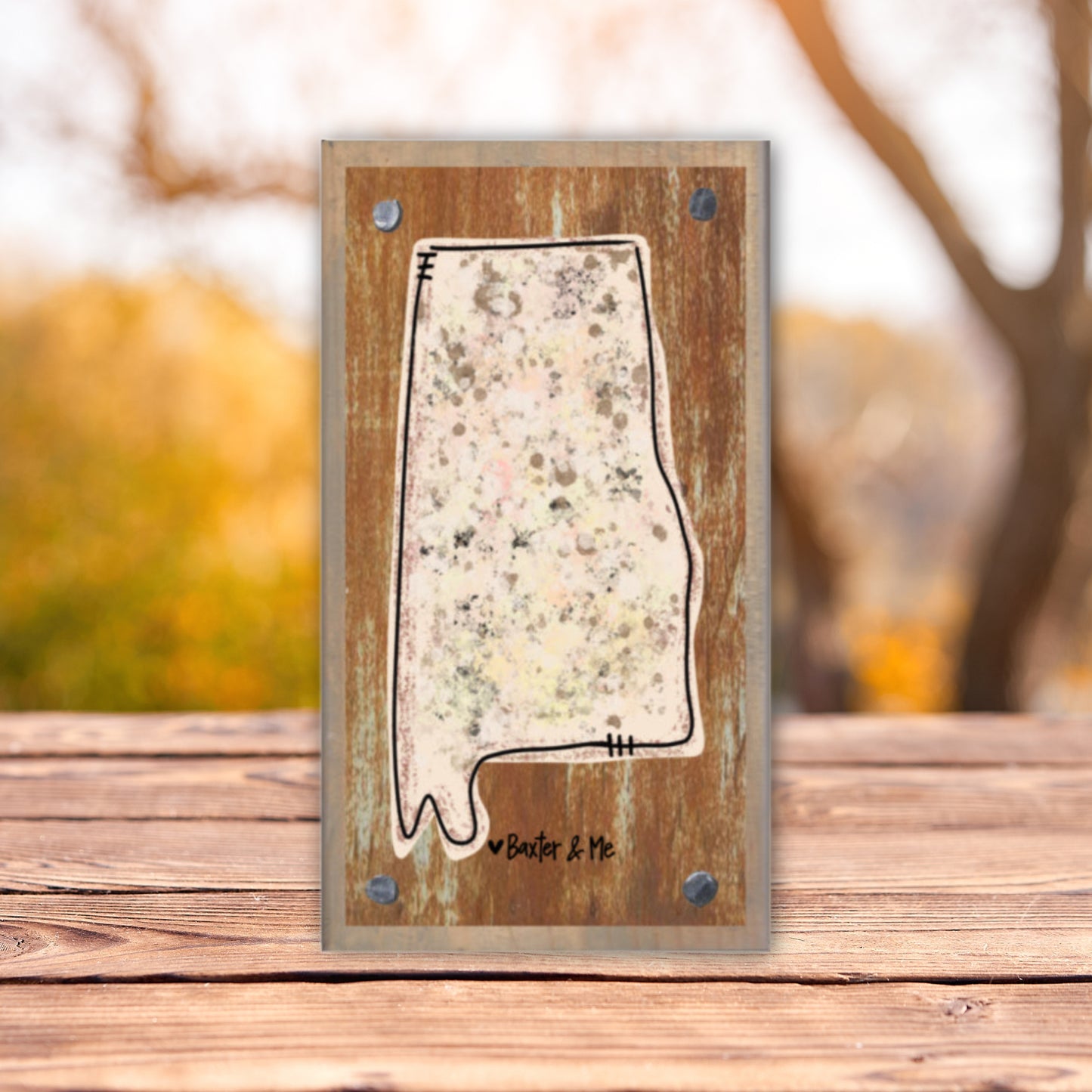 Neutral Alabama Happy Block