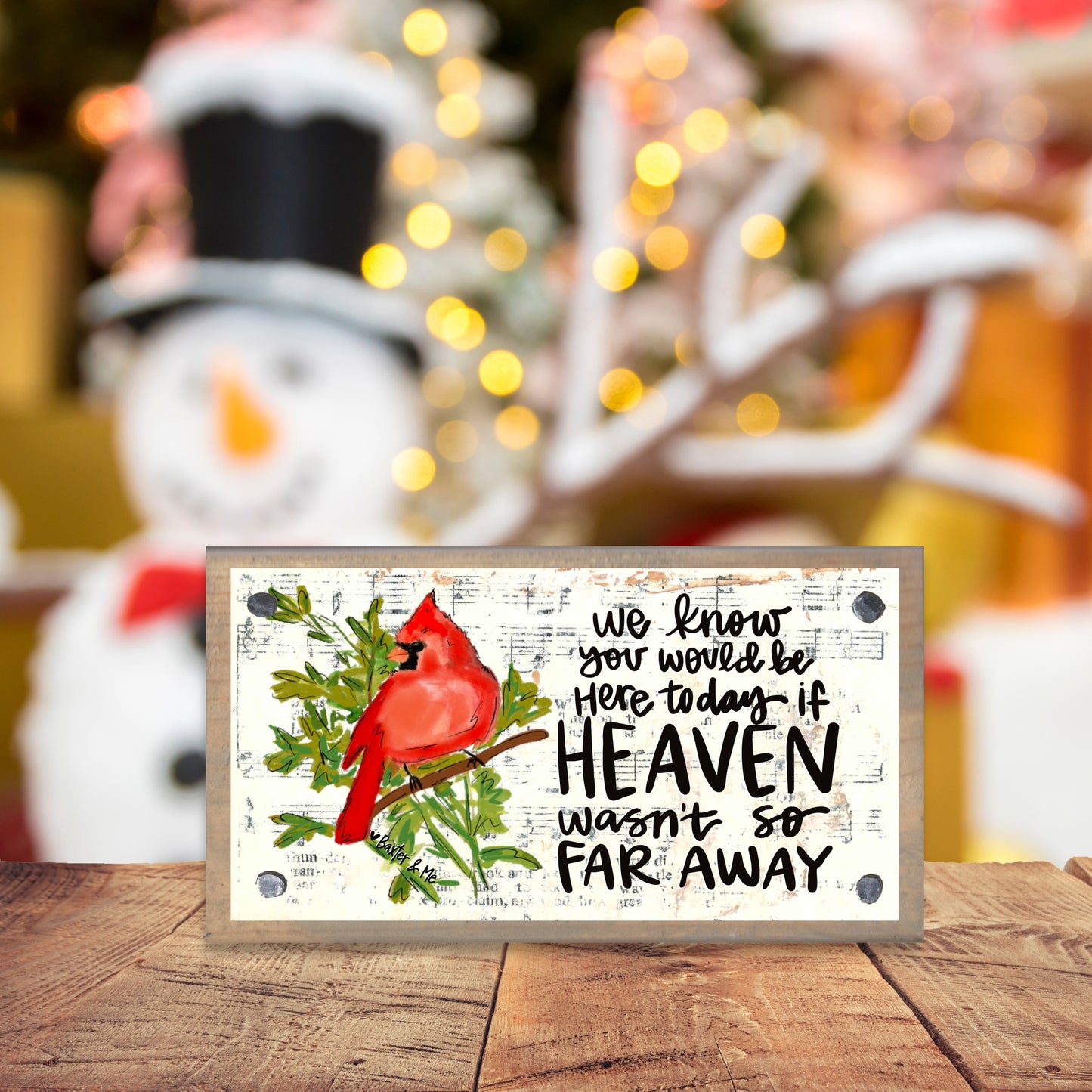 If Heaven Wasn't So Far Away Happy Block