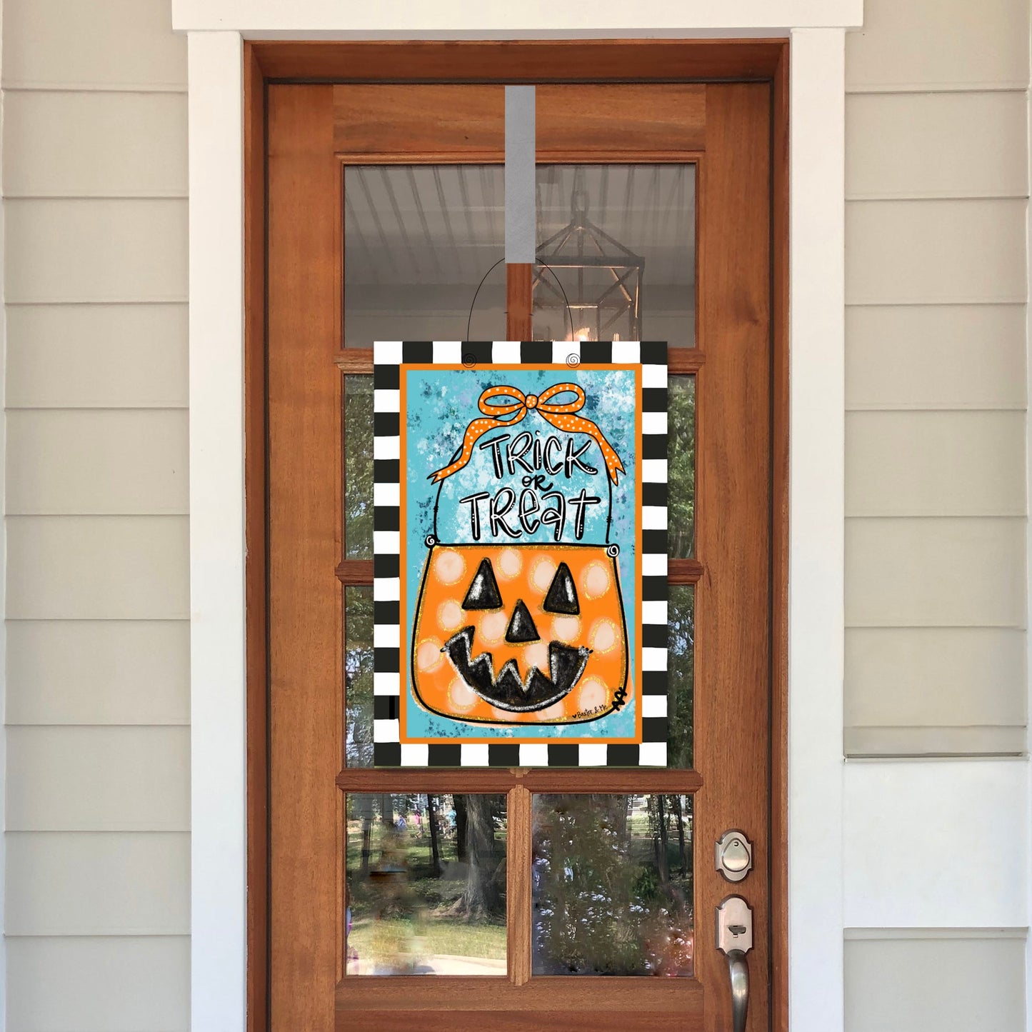 Trick or Treat Bucket Door Hanger