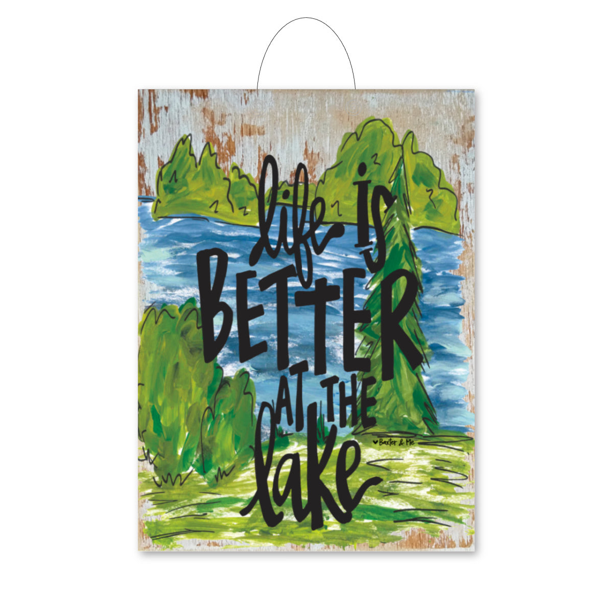 Life is Better at the Lake Door Hanger