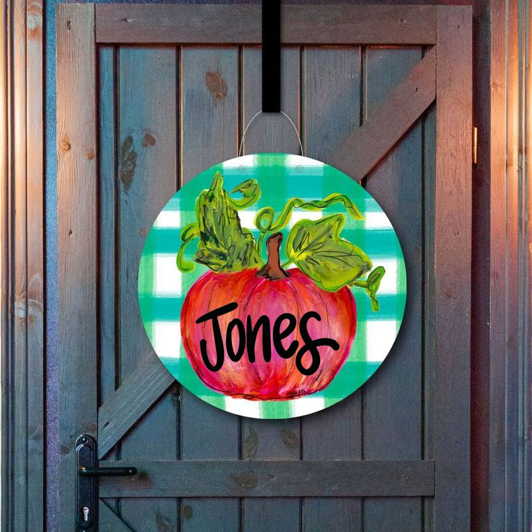 Hey There Pumpkin Door Hanger