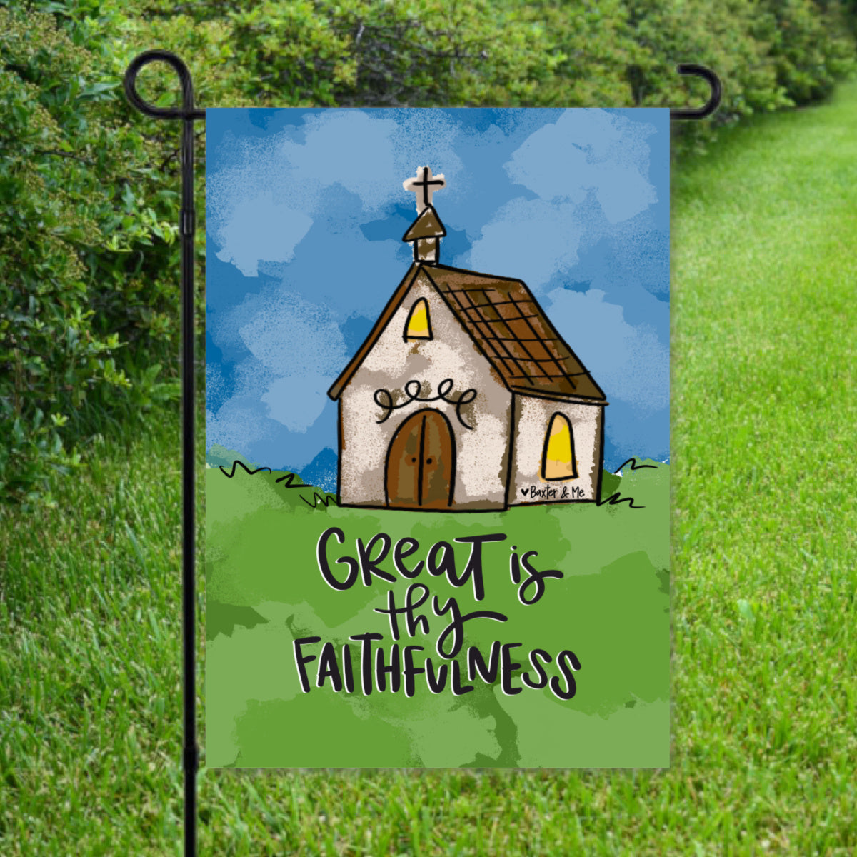 Great is Thy Faithfulness Church Garden Flag