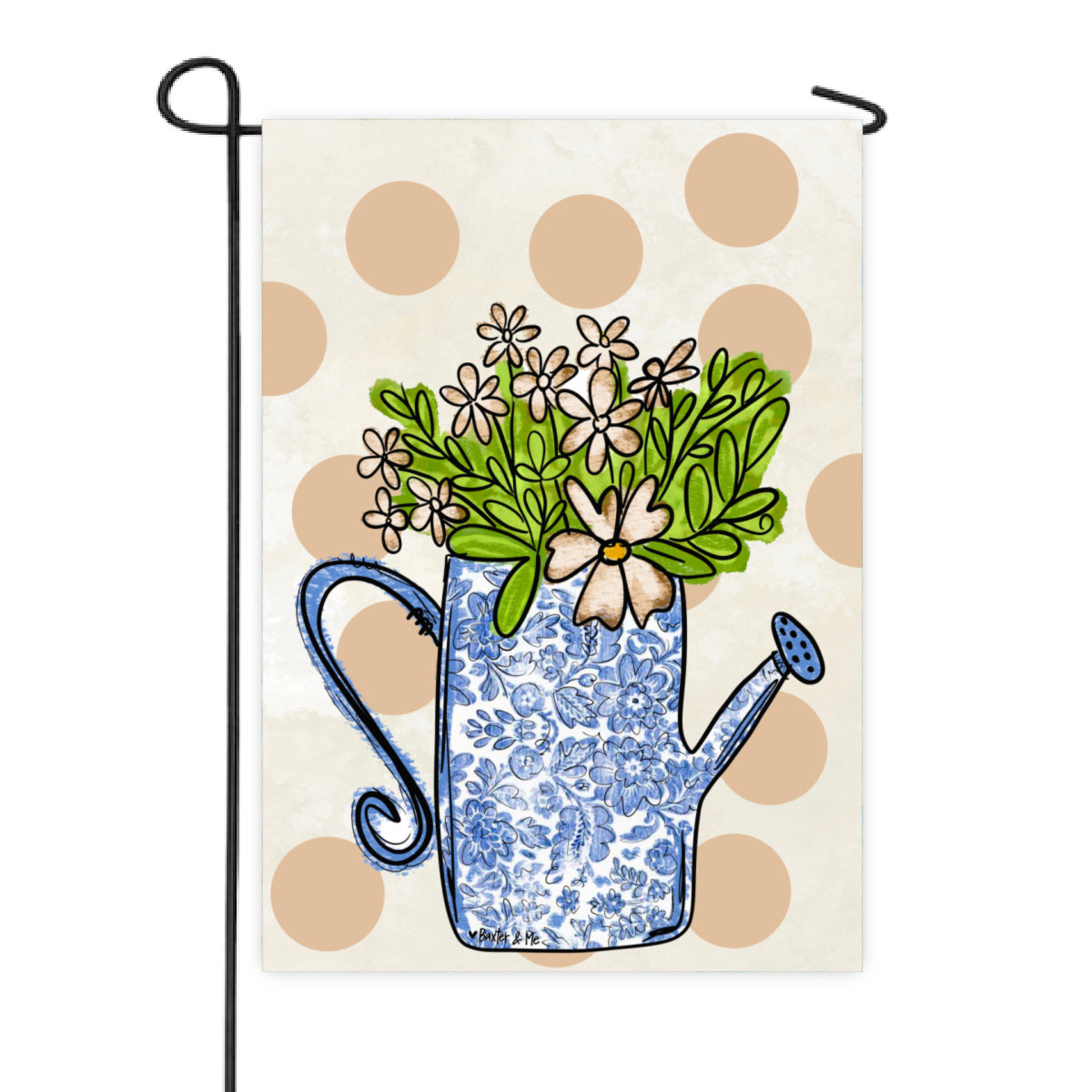 Home Sweet Home Watering Can Garden Flag