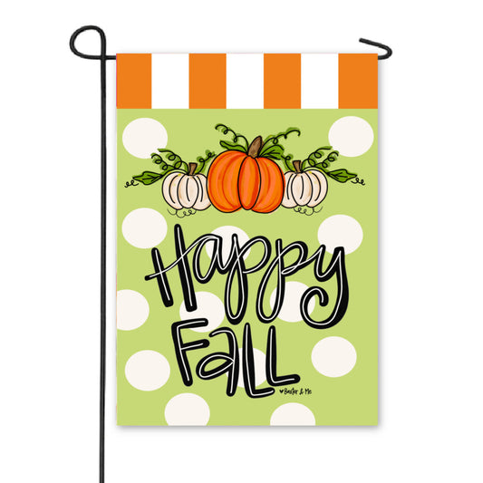 Pumpkins All Around Garden Flag