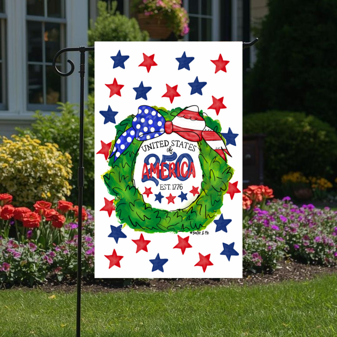 250 Years United States of America Garden Flag