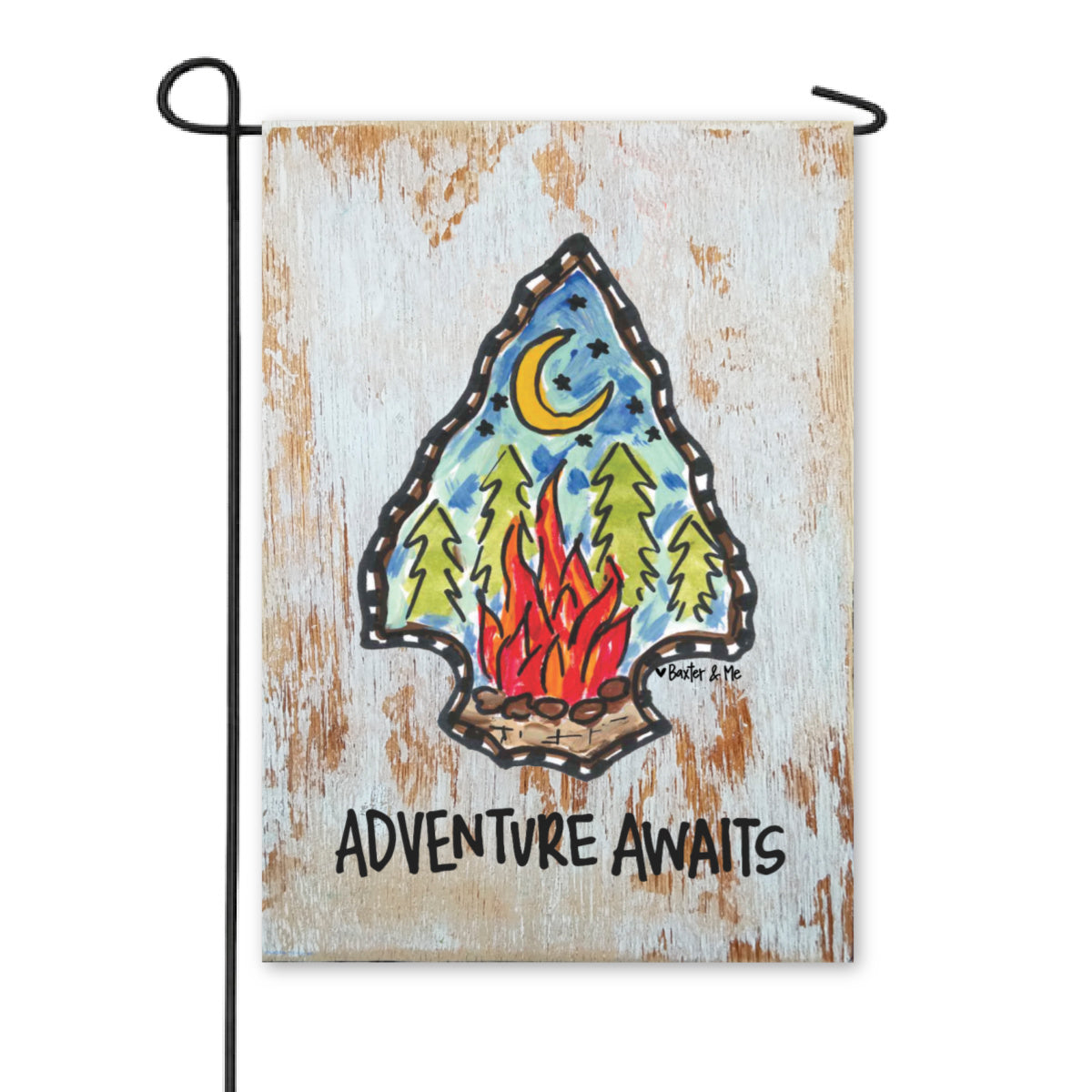 Adventure Awaits Garden Flag