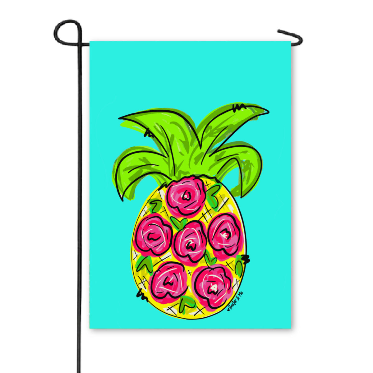 Pineapple Garden Flag