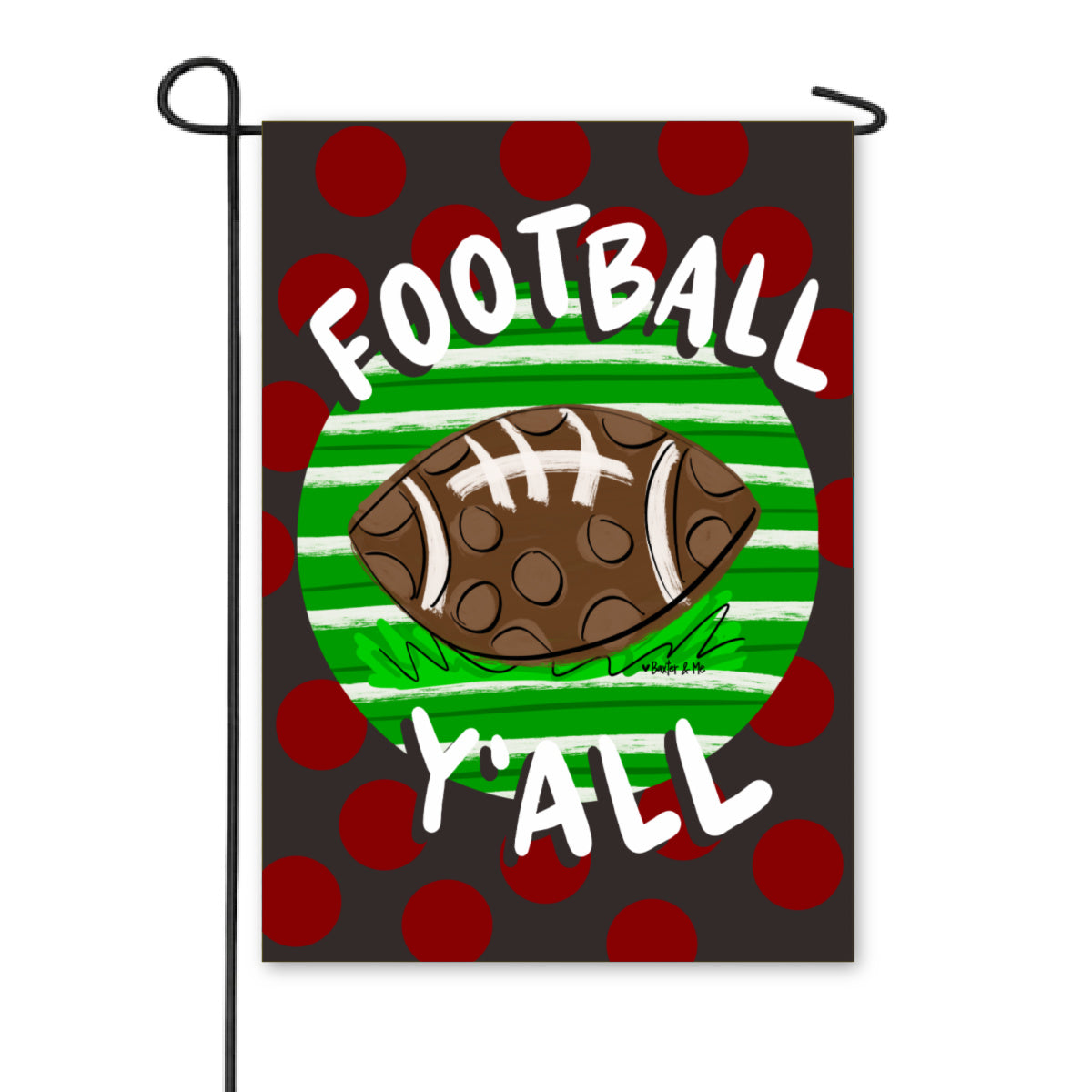 Football Team Colors Garden Flag