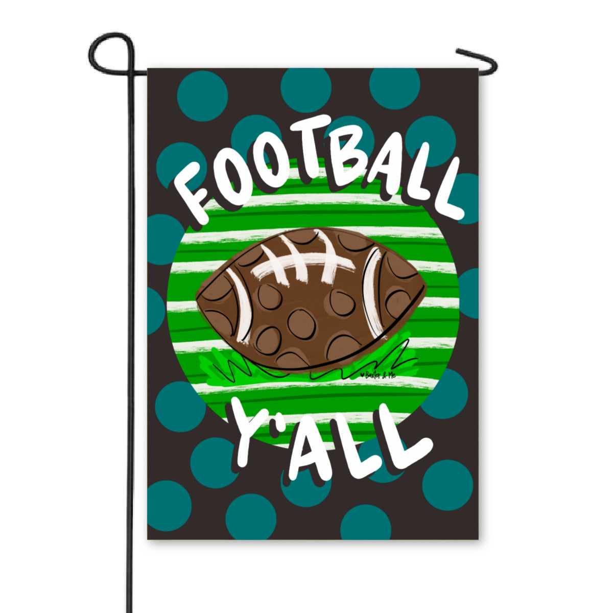 Football Team Colors Garden Flag