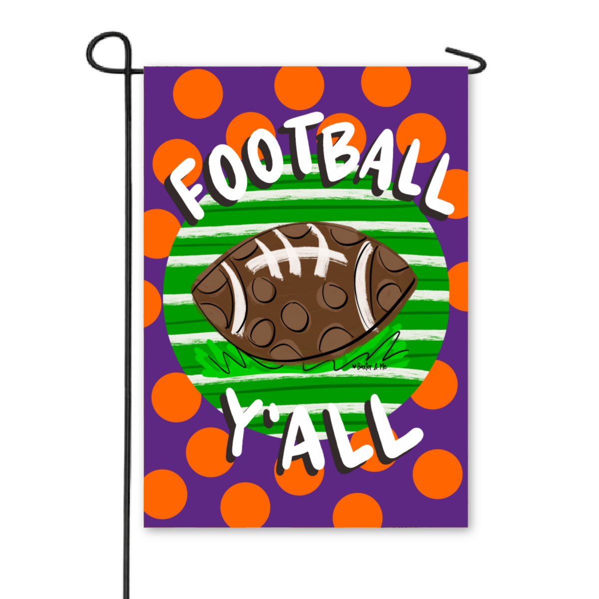 Football Team Colors Garden Flag