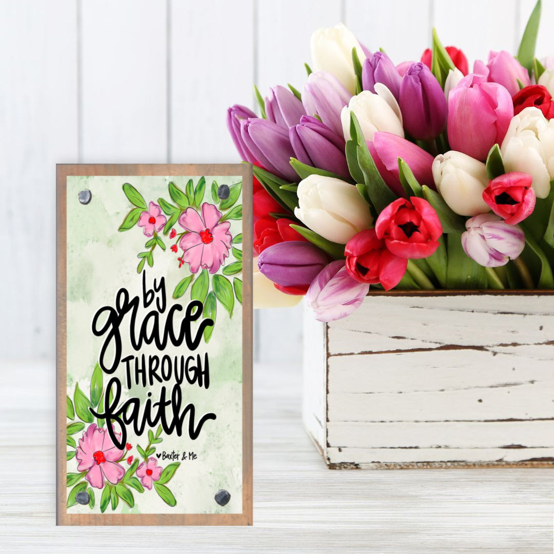 By Grace Through Faith Happy Block